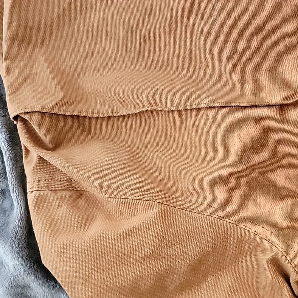 Dickies | tan distressed / blanket lined work jacket | MENS XXL - Picture 8 of 9